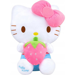 Maskotka Hello Kitty z truskawką 30 cm