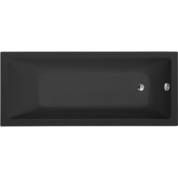 NOEMI wanna prostokątna 180x80x39cm, czarny mat WIOSENNA PROMOCJA