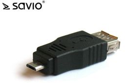 Savio . Adapter USB CL-15 USB 2.0-żeński -