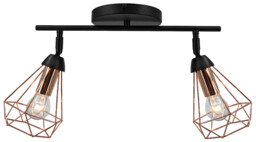 Elem Loftowa lampa sufitowa 8414/2 BL CO reflektorki