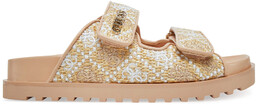 Klapki Guess FLJFZZ FAB19 Beżowy