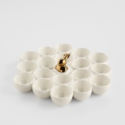 Patera Na Jajka Orelia z motywem królika