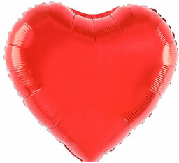Balon foliowy Serce czerwone - 45 cm -
