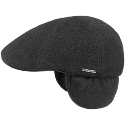 Kaszkiet Texas Wool Nauszniki by Stetson, antracytowy, cm