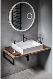 Sapho Blat WOODY 700x28x500mm lite drewno dąb naturalny