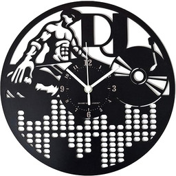 Instant Karma Clocks Dj Deeejay zegar ścienny, płaski,