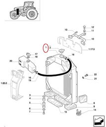 CHŁODNICA WODY NEW HOLLAND CASE 5169271 - S5169271