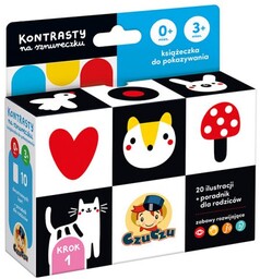 CzuCzu Kontrasty na sznureczku Książeczka do pokazywania