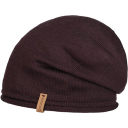 Czapka Beanie Leicester Oversize by Chillouts, bordowy, One