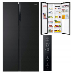 Lodówka Side by Side Haier HSR3918ENPB 177,5cm 528L