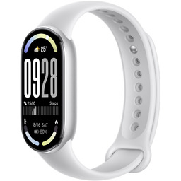 Opaska sportowa Xiaomi Mi Band 10 Srebrna inteligentny