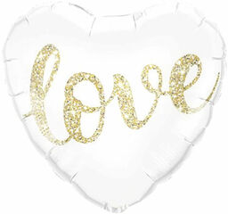 Balon foliowy Serce z napisem Love - 46