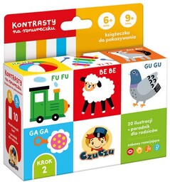 CzuCzu Kontrasty na sznureczku Książeczka do pokazywania