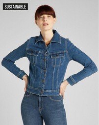Lee Slim Rider Damska Kurtka Jeansowa Mid Madison