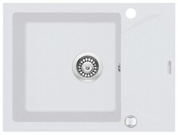 DEANTE Zlewozmywak 59x44 EVORA alabaster, k. aut ZQJ_A11A