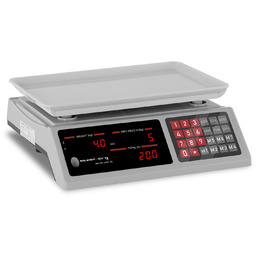 Waga sklepowa licząca sztuki 336x238mm zasilacz + akumulator