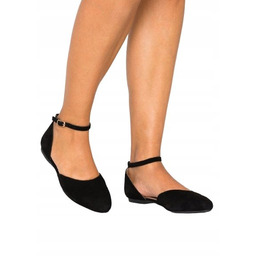 ANNA FIELD DAMSKIE BALERINY SKÓRZANE CZARNE 43 TLB