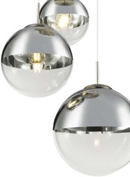 LAMPA wisząca VARUS 15851-3 Globo szklana OPRAWA zwis