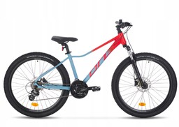 Rower młodzieżowy Mtb Onilus26" rama 13,5" niebiesko-pomarańczowy