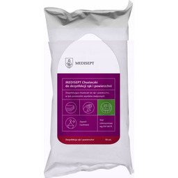 MEDISEPT Chusteczki do dezynfekcji rąk i powierzchni Cashmere