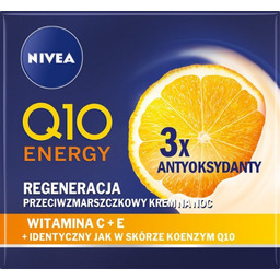 NIVEA Q10 Energy Przeciwzmarszczkowy Krem na noc Regeneracja