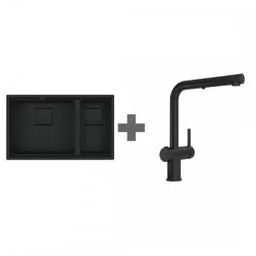 Franke Kanon KNG 160-46 Czarny + bateria Czarny