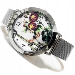 Zegarek damski - GENEVA mesh bransoleta yf27