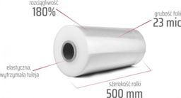 FOLIA stretch maszynowa TRANSPARENT 2 X 15KG (30KG)