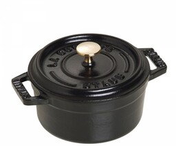 Staub Mini Garnek żeliwny Okrągły 250 Ml, Czarny