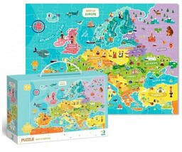 Puzzle Dodo Mapa Europy, 100 elementów