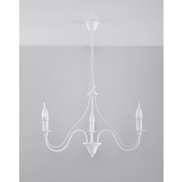 Sollux Lighting Żyrandol MINERWA 3 SL.0213 biały klasyczny