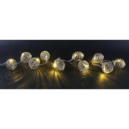 Girlanda z kulkami LED, łańcuch świetlny, 1 metr,