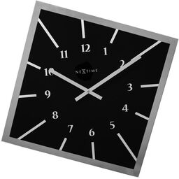 Nextime Zegar ścienny (czarny) Off Balance