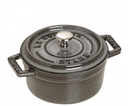 Staub Mini Garnek żeliwny Okrągły 250 Ml, Grafitowy