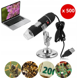 Mikroskop Cyfrowy 1000x Usb WiFi 2MP do Elektroniki