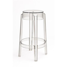 Stołek barowy duch transparentny (66 cm) d2