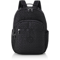Kipling Seoul Plecak Czarny 27L przegroda na laptopa