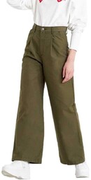 Spodnie damskie Levi''s khaki palazzo szerokie modne-W30