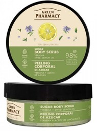 GREEN PHARMACY Peeling cukrowo-solny do ciała Werbena +