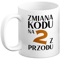 Kubek na prezent - Zmiana kodu na 2,