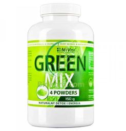 Green Mix 4W1 Spirulina Chlorella Młody Jęczmień Matcha