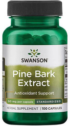 Suplement diety, Swanson Pine Bark Extract 50Mg 100Caps