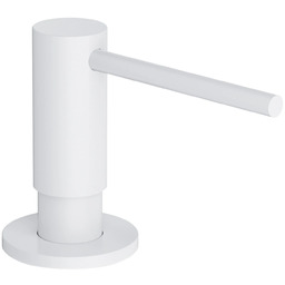 Omnires dozownik do mydła do zabudowy biały mat
