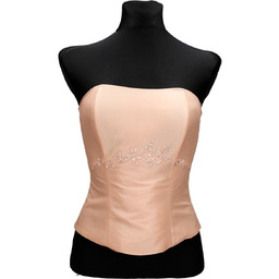 Gorset FGR042 ŁOSOSIOWY BLADY tafta