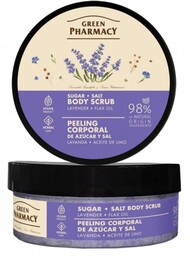 GREEN PHARMACY Peeling cukrowo-solny do ciała Lawenda +