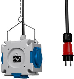Rozdzielnica wisząca mDV 3x230V Schuko Doktorvolt DV-2671-D