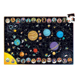 Układ Słoneczny edukacyjne Puzzle dla dzieci Tradycyjne ramkowa