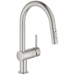 Bateria GROHE Minta stal nierdzewna 32321DC2 - jednouchwytowa
