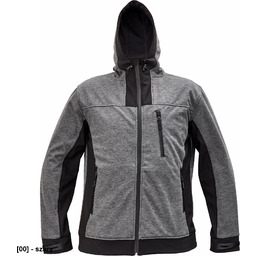 Kurtka softshellowa poliester/spandex HUYER - oliwkowy L