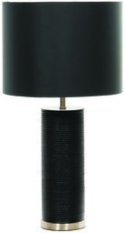 Elstead Lighting Lampa stołowa Ripple Black czarno-niklowana oprawa